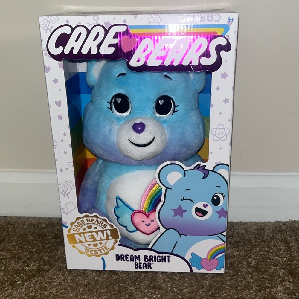 Care Bears Dream Bright Bear 2021 (Slightly ripped box included)